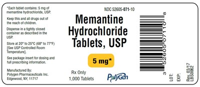 Memantine-5mg-1000count (Memantine 5mg 1000count)