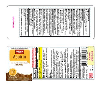 011r-winco-aspirin-bottle-label-100s (011r Winco Aspirin Bottle Label 100s)