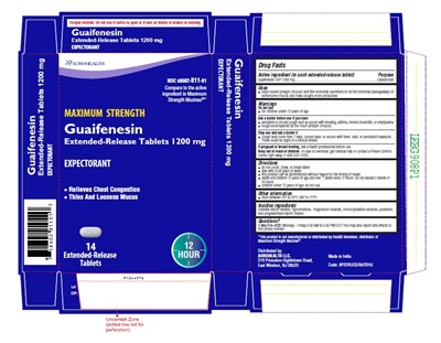 guaifenesin-1200-fig3.jpg PACKAGE LABEL-PRINCIPAL DISPLAY PANEL - 1200 mg Blister Carton (14 (1 x 14) Tablets) - guaifenesin 1200 fig3