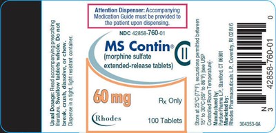 Principal Display Panel (60 mg Tablet Bottle Label)