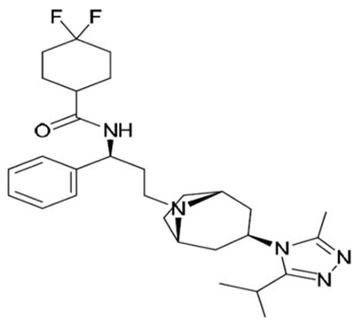 Chemical Structure (Maraviroc 01)