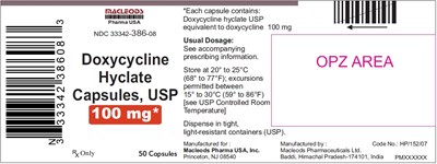 A (Doxycycline Hyclate Hdpe 50s Label)