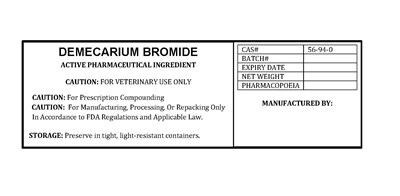 PACKAGE LABEL IMAGE - demecariumbromidelabelfile