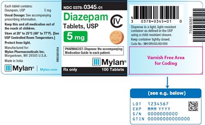 image-02.jpg Diazepam Tablets 5 mg Bottle Label - image 02