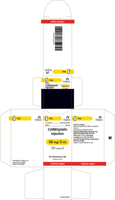 PRINCIPAL DISPLAY PANEL - 5 mL Vial Carton - carboplatin 04