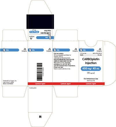PRINCIPAL DISPLAY PANEL - 45 mL Vial Carton - carboplatin 08