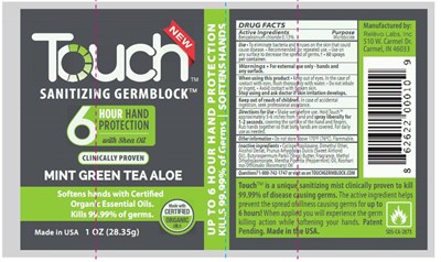 Touch Mint Green Tea Aloe Label (Touchmintgreenteaaloelabel)