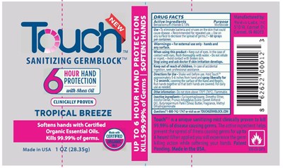Touch Tropical Breeze Label (Touchtropicalbreezelabel)