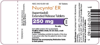 PRINCIPAL DISPLAY PANEL - 250 mg Tablet Bottle Label - nucynta 09