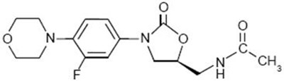 Chemical Structure - linezolid 01