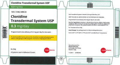 clonidine-12.jpg PRINCIPAL DISPLAY PANEL - 0.3 mg Patch Pouch Carton - clonidine 12