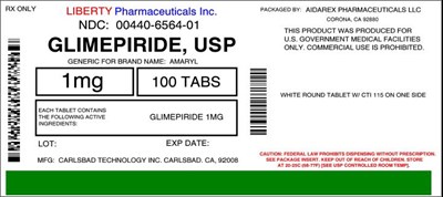 Image Label - glimepiride usp 1mg 2
