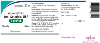 risperidone-fig2.jpg PACKAGE LABEL-PRINCIPAL DISPLAY PANEL - 30 mL Container Label - risperidone fig2