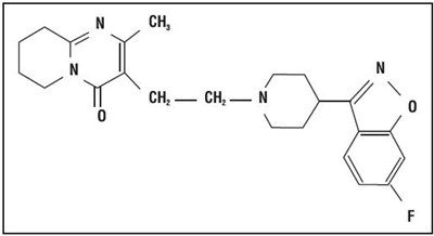 Chemical Structure - risperidone str
