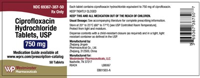 cipro-05.jpg PRINCIPAL DISPLAY PANEL - 750 mg Tablet Bottle Label - cipro 05