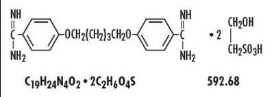 pentamidine-structure.jpg Pentamidine Structure - pentamidine structure