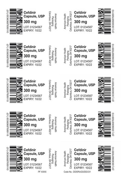 300 mg Cefdinir Capsule Blister (Blister)