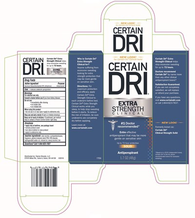 Certain Dri Extra Strength Clinical Solid Carton (Extrastrengthclinicalcartonsolid)