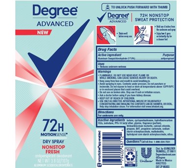 Degree Nonstop Fresh Dry Spray Ap Deo (Degreenonstopfreshdrysprayapdeo)
