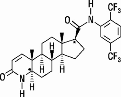 Dutasteride-str (Dutasteride Structure)