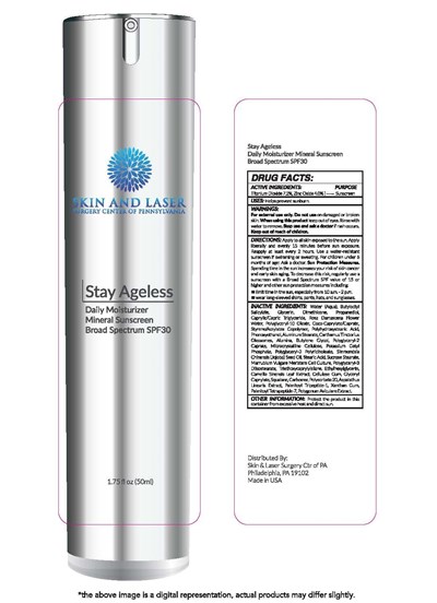 82000-27.50-3.jpg Skin And Laser Surgery Center of Pennsylvania Stay Ageless Daily Moisturizer Mineral Sunscreen Broad Spectrum SPF 1.75 fl oz (50ml) - 82000 27.50 3
