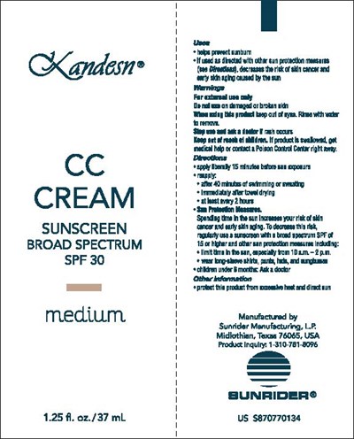 Label (Tube Cc Cream Medium)