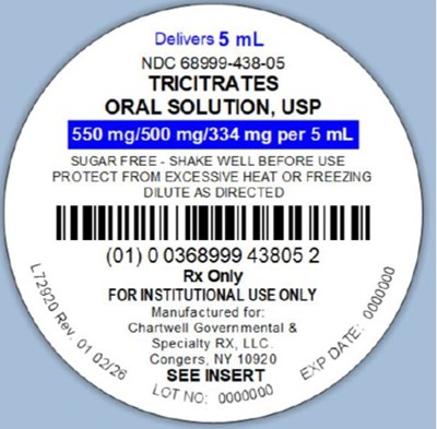 Tricitrates Oral Solution, Usp (NDC 68999-438-05)
