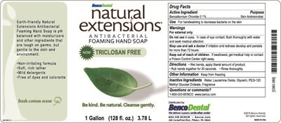 Label For 1 Gallon Shortneck Bottle (Naturalextensionsafhs Sn 01)