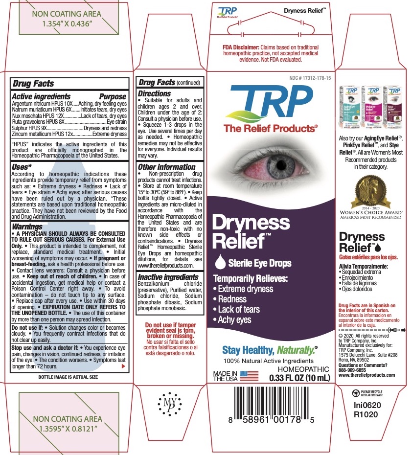 NDC 17312178 Dryness Relief Liquid Ophthalmic Label Information