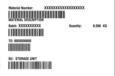 (generic) Warehouse Weight Label (Generic Warehouse Kg Label Ecw Small)