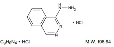 Structure (Hydralazine Hydrochloride Injection Usp Figure 1 Hydral Struc)