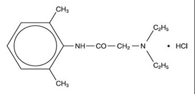Chemical Structure - trilocaine 01