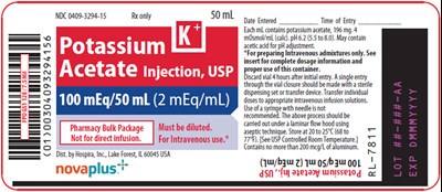 PRINCIPAL DISPLAY PANEL - 50 mL Vial Label - potassium 02
