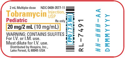Label Ndc 0409-3577-01 (Tobramycin 05)