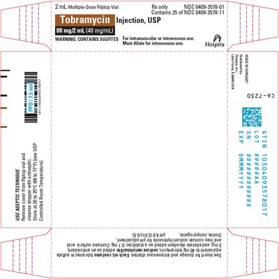 Principal Display Panel (80 mg/2 mL Vial Tray)