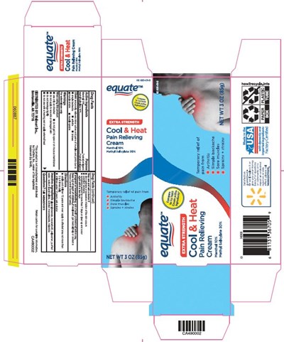 Equate Cool &amp; Heat Pain Relieving Cream (Image 01)