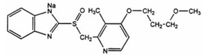 Image Description (Raberazole Sodium Structure)