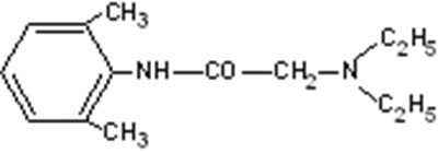 Lidocaine Structural Formula (A2c3e4a0 E5f7 4b1a 99f1 3d4de7075b0b 01)