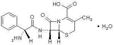 Molecular Structure (Cephalexin Figure 01)
