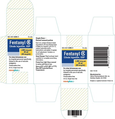carton - fentanyl citrate injection usp novaplus 5