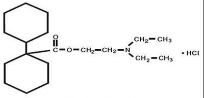 Chemical Structure - dicyclomine 01