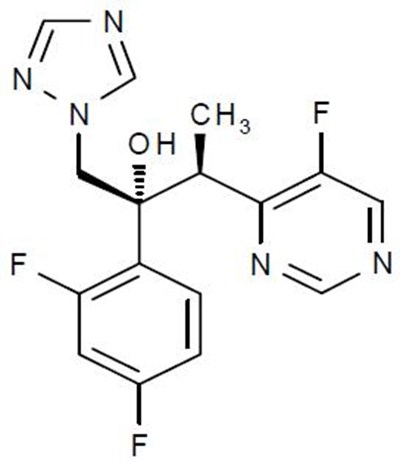 Chemical Structure (Voriconazole Str)