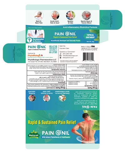 PainONil Outer Label - PainOnil TubeOuterLabel