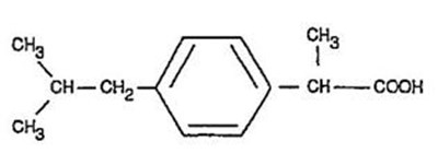 ibuprofen-str.jpg Chemical Structure - ibuprofen str