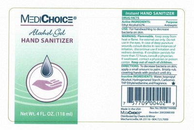 Medichoicehandsanitizer (Medichoice4oz)