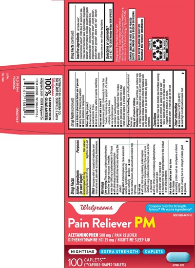 Acetaminophen 500 mg, Diphenhydramine HCI 25 mg - apap pm blue caplet extra strength 1