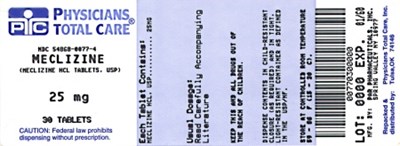 Image Of 25 mg Package Label (0077)
