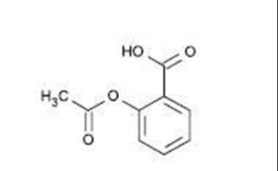 Aspirin Structural Formula. (Butalbital Aspirin And Caffeine Capsule 2)
