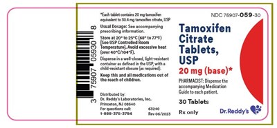 PDP- 20mg Bottle Label - tamoxifen 03