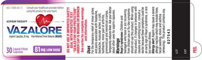 30 Ct Bottle Label (Vaz00 0000 04)